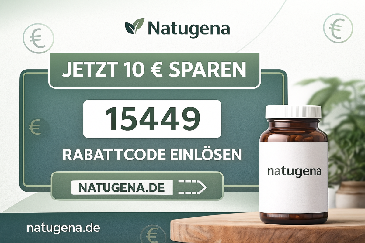 Natugena Rabattcode 15449 – Jetzt 10 € Rabatt sichern
